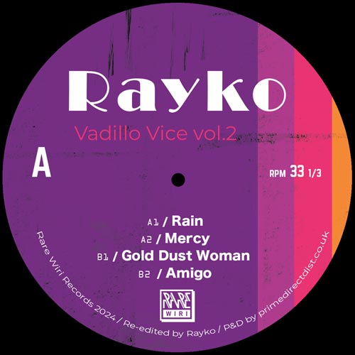 Record cover of VADILLO VICE VOL.2 by Rayko