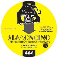 Record cover of WARRIOR DANCE REMIXES PT 1 by Simoncino