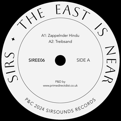 Record cover of THE EAST IS NEAR by SIRS