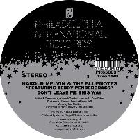 Record cover of BAD LUCK / DON"T LEAVE ME THIS by Harold Melvin & The Blue Notes