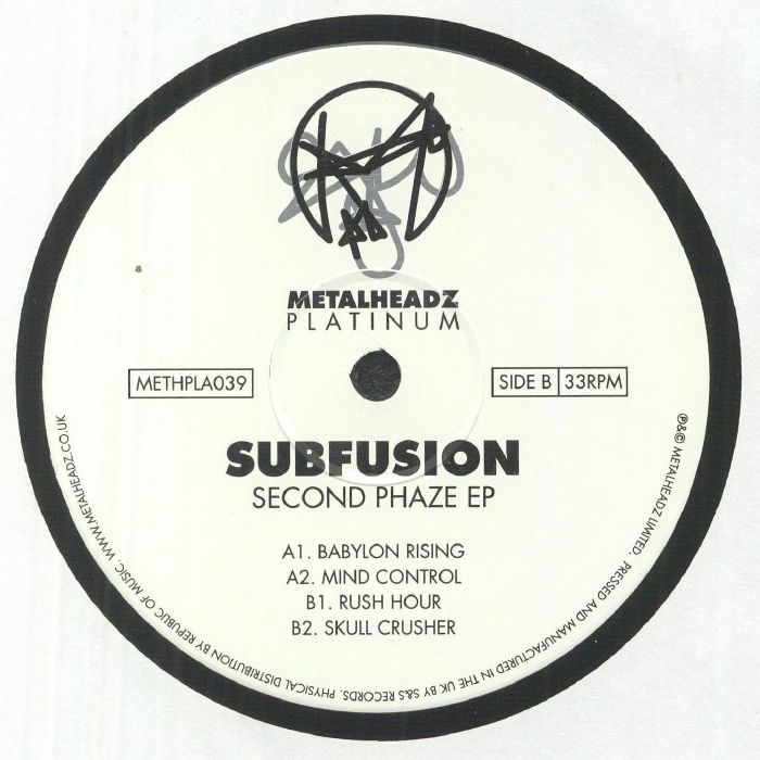 Record cover of SECOND PHAZE EP 12 by Subfusion