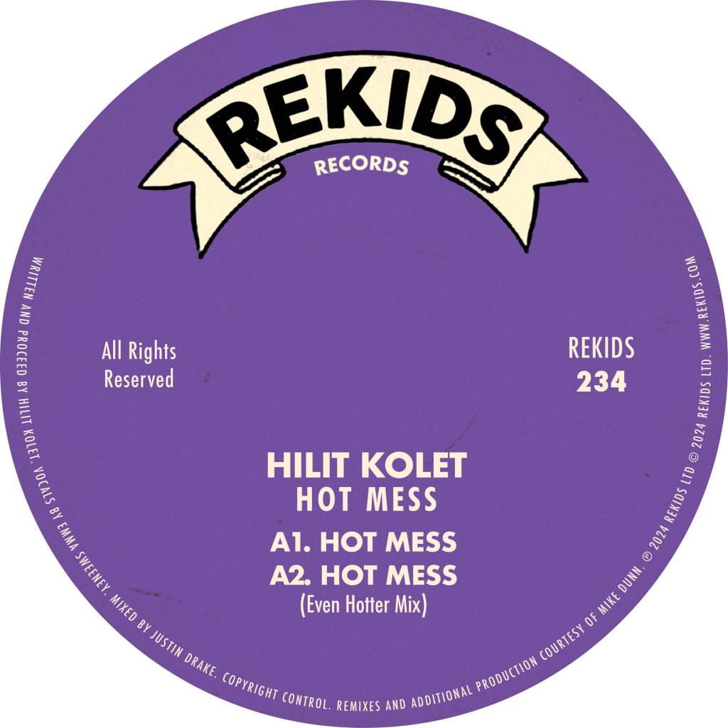 Record cover of HOT MESS (MIKE DUNN RMX) by Hilit Kolet