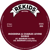 Record cover of BADMAN (INCL. CRATEBUG / RADIO by Moodena & Charles Levine