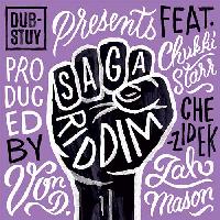 Record cover of SAGA RIDDIM by Dub-Stuy / Chukki Starr / Chez