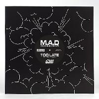 Record cover of TOO LATE by M.A.D Productions Featuring Ca