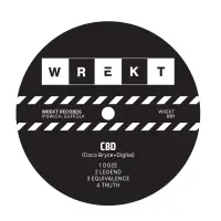 Record cover of WREKT 001  by CBD (Coco Bryce + Digital)