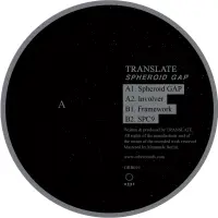 Record cover of SPHEROID GAP  by Translate